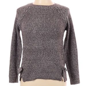 Nine 1 Eight Blue marbled pull over sweater